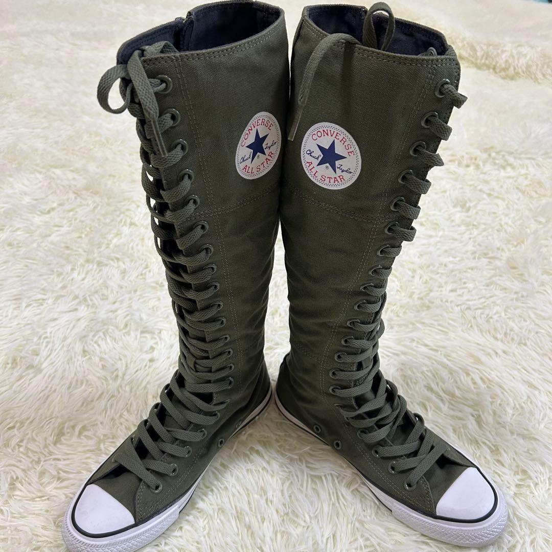 【美品】コンバース 21ホール XX−HI ハイカットスニーカー ロングブーツ