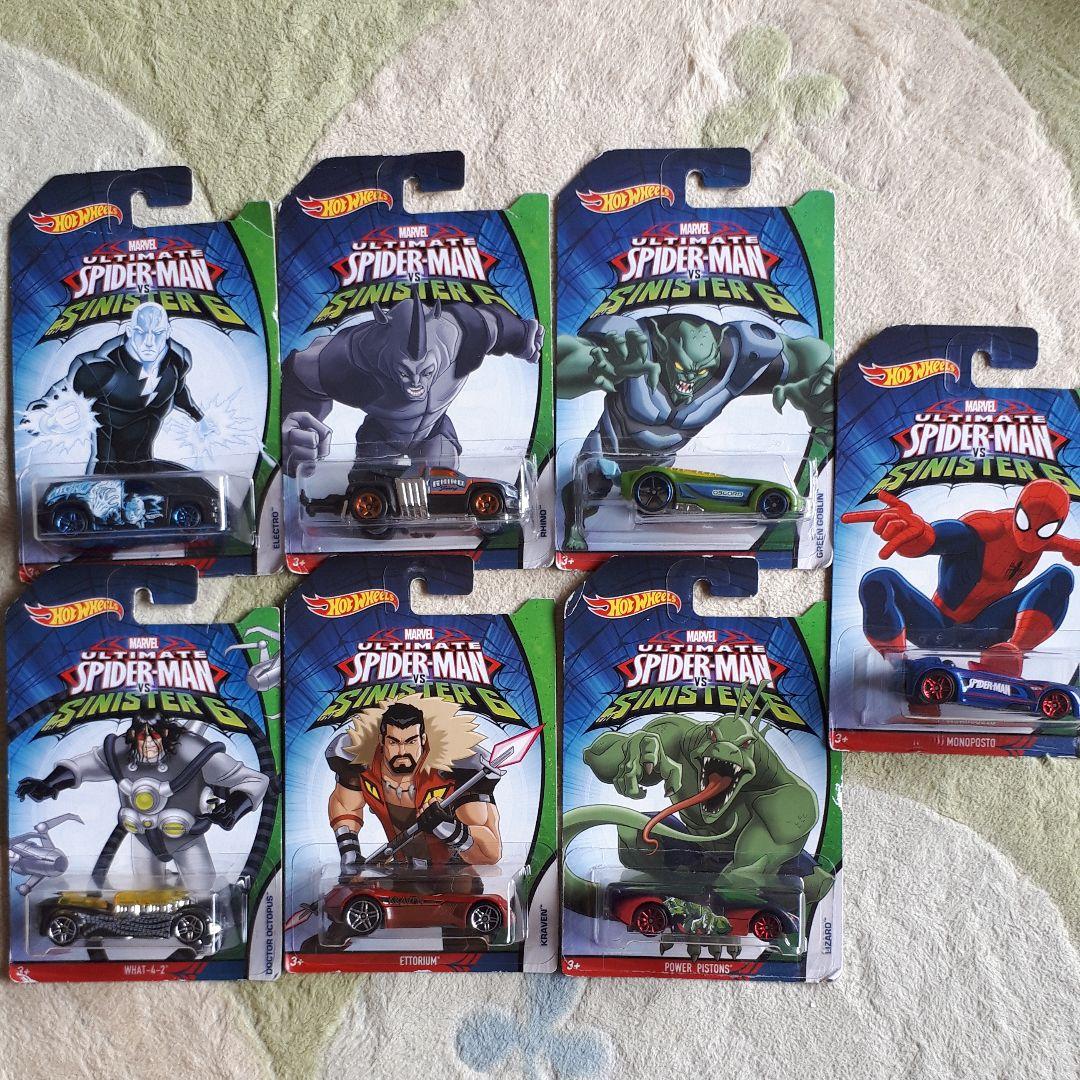 ホットウィール マーベル アルティメットスパイダーマン VSシニスター6