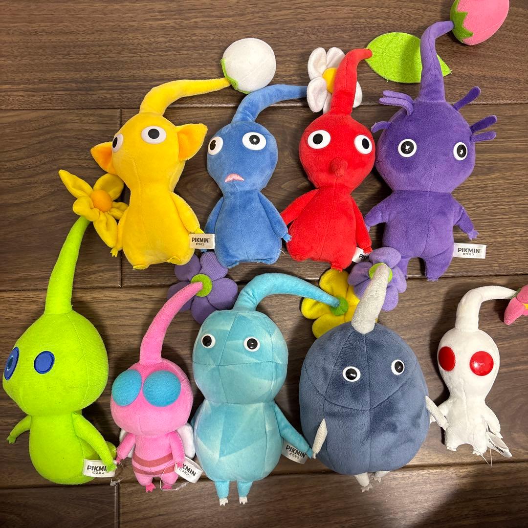 ピクミン ぬいぐるみ 全種類 セット　三英貿易 ピクミン ぬいぐるみ 9点セット ALL STAR COLLECTION 三英貿易 - メルカリ