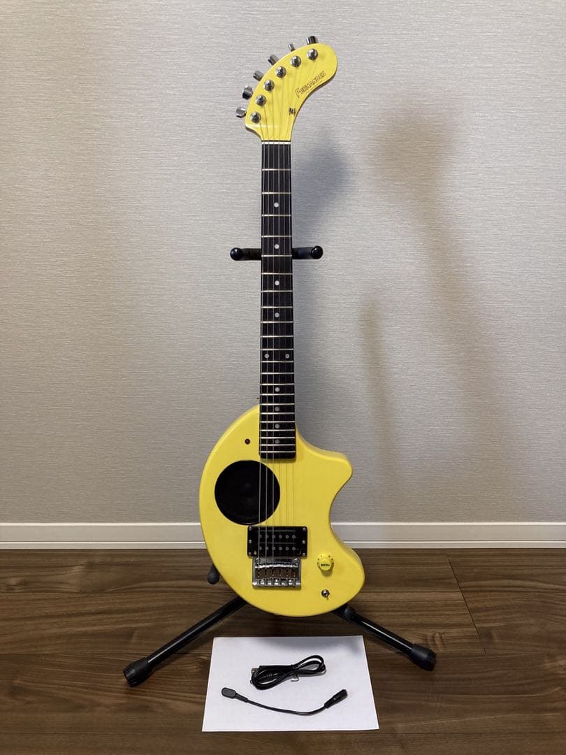 超美品 FERNANDES ZO-3 黄色 イエロー USBアダプター付き - メルカリ