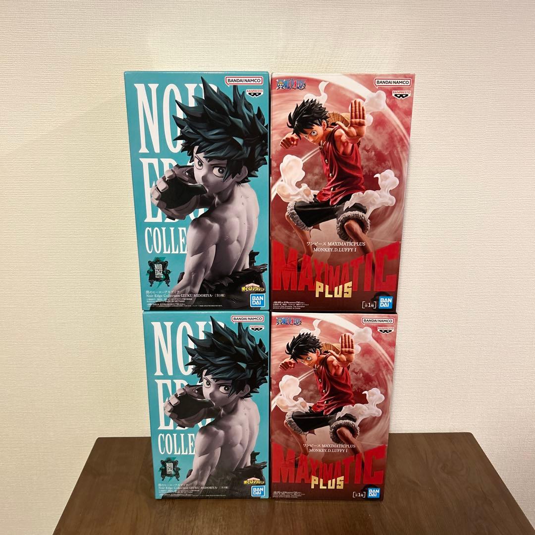新作フィギュア4点セット　緑谷出久　ルフィ