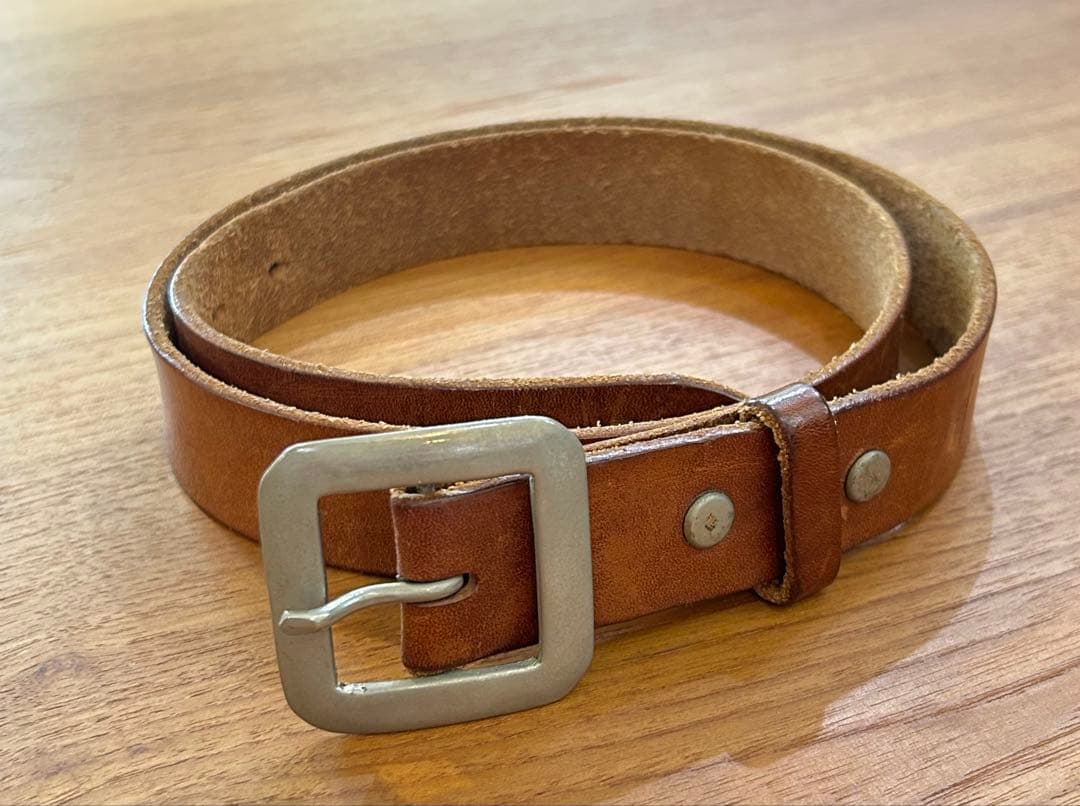 old joe オールドジョーアンドコー レザーベルト ブラウン