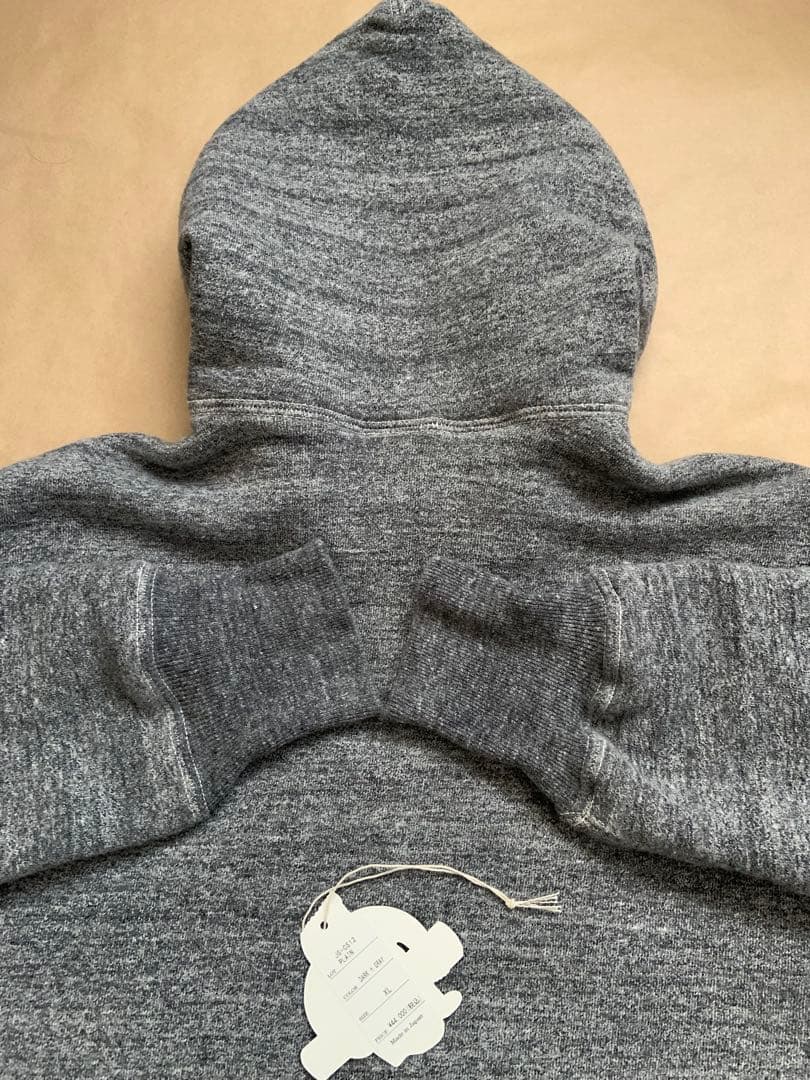 日本製 ウエアハウス ジョングラッコー スウェットパーカー ダーク杢