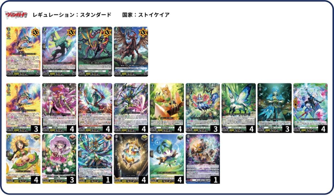 ヴァンガード 無限の宿命王　レヴィドラス・エンピレオ　デッキ