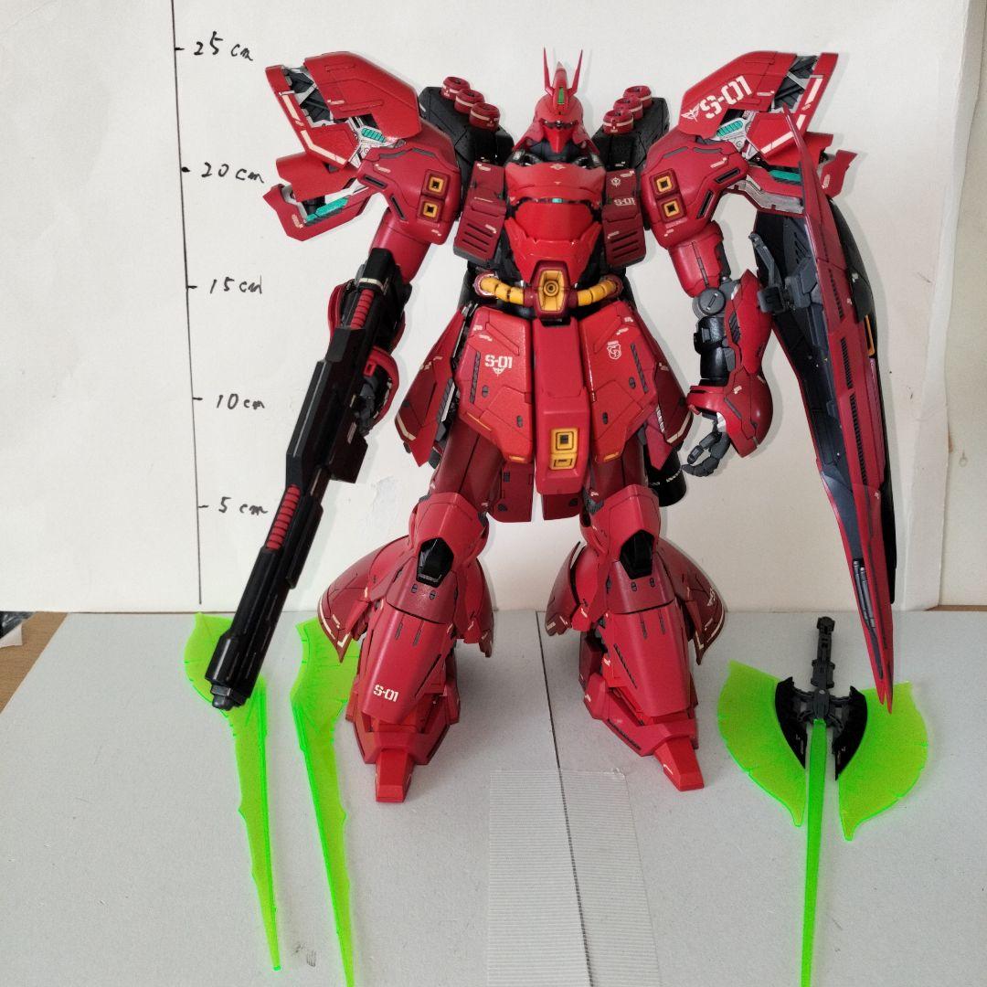 h*ま様 MG1/100 サザビー 塗装完成品 ガンプラ バーニア改修 逆襲のシ