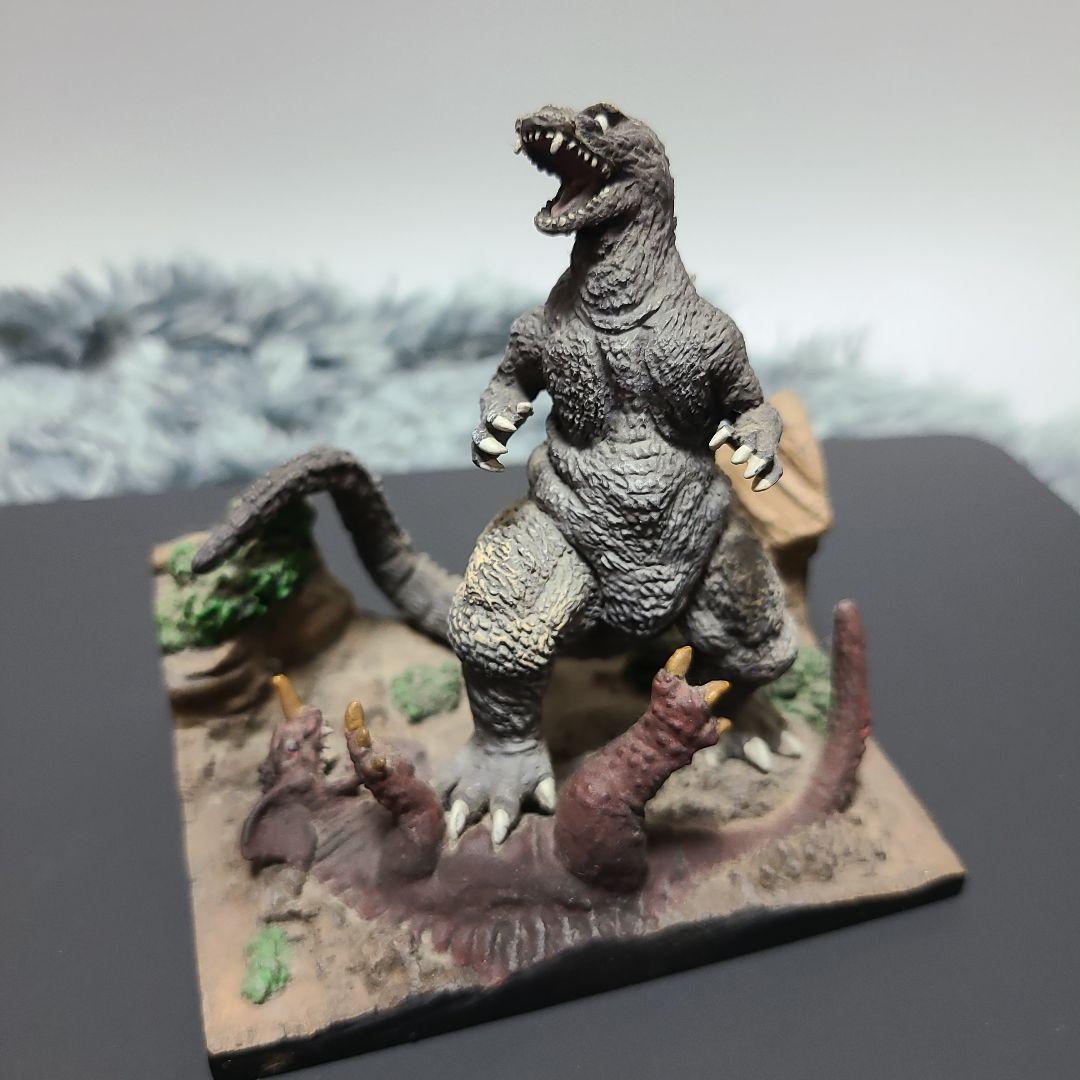 貴重】ゴジラポリストーンコレクション ゴジラvsバラゴン ジオラマ