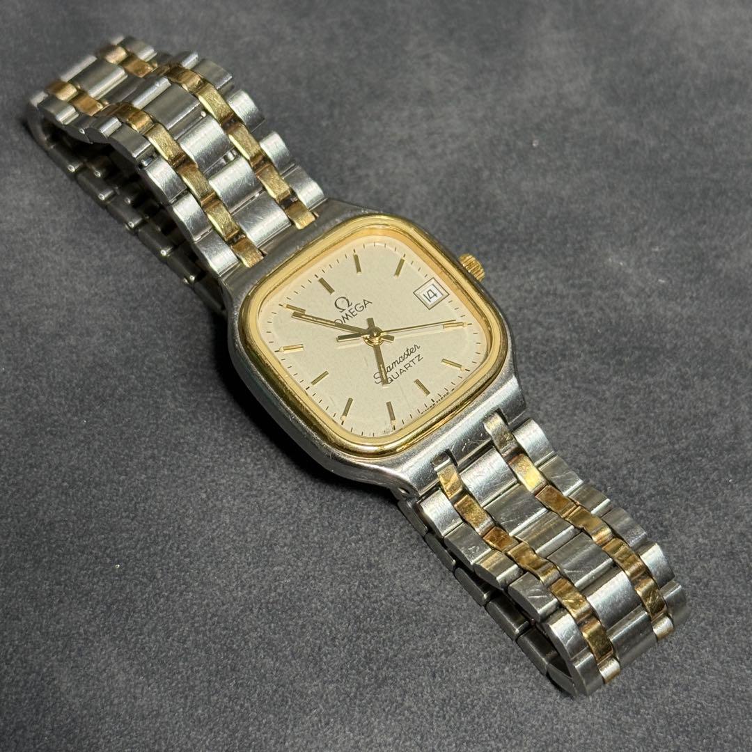 オメガ シーマスター スクエア レディース コンビカラー クォーツ 電池交換済み オメガシーマスターの電池交換してみた ＃オメガ ＃シーマスター