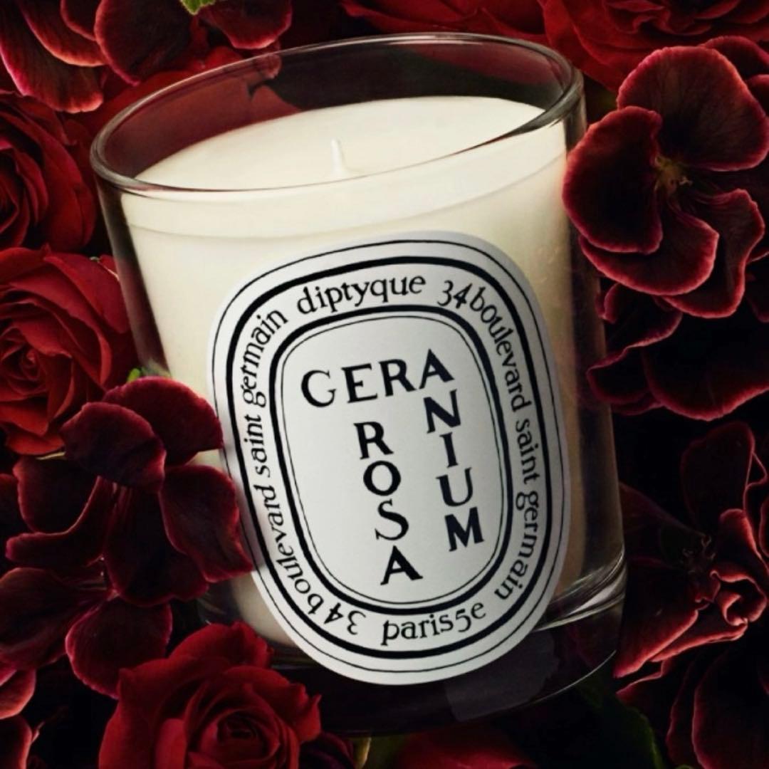 Diptyque ゼラニウム ローザ キャンドル 190g