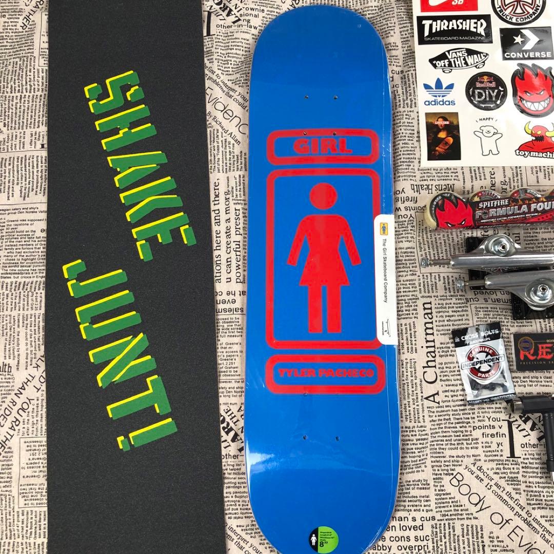 【Girl】 スケボー スケボーセット デッキデッキ セット 8.0