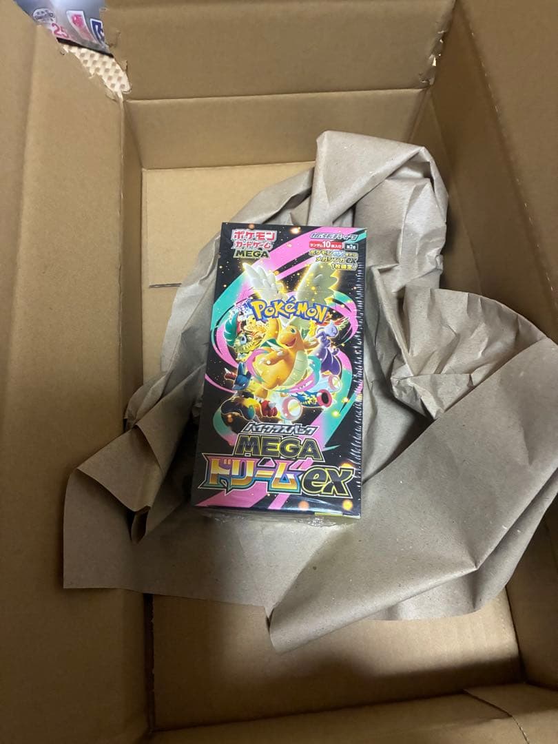 メガドリームex シュリンク付き未開封 ポケモンカードメガドリームex BOX 未開封シュリンク付き - メルカリ
