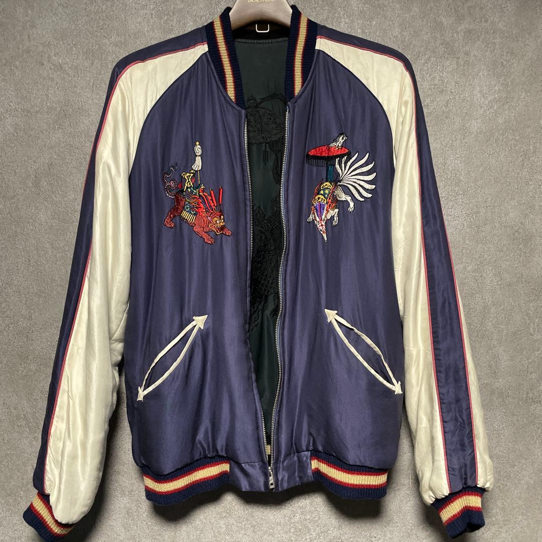 テーラー東洋 X-large エクストララージ 天明屋尚 別注 スカジャン XLARGE（エクストララージ）の「XLARGE×TENMYOUYA HISASHI×TAILOR TOYO