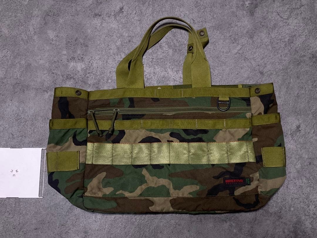 ブリーフィング 迷彩 トートバッグ ゴルフ大型 BRIEFING BEAMS別注