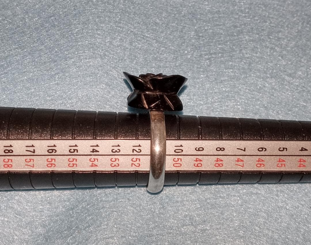 アーリー様専用 agate アガット オニキスの薔薇リング - メルカリ