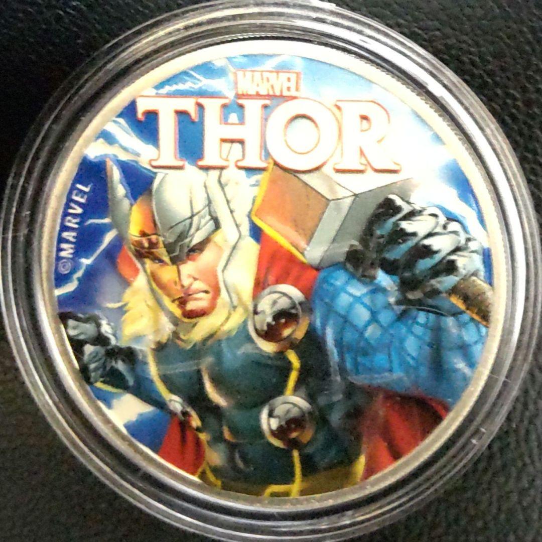 2018年 発行数1000枚 イギリス連邦ツバル ソー 1オンスカラー銀貨 純銀