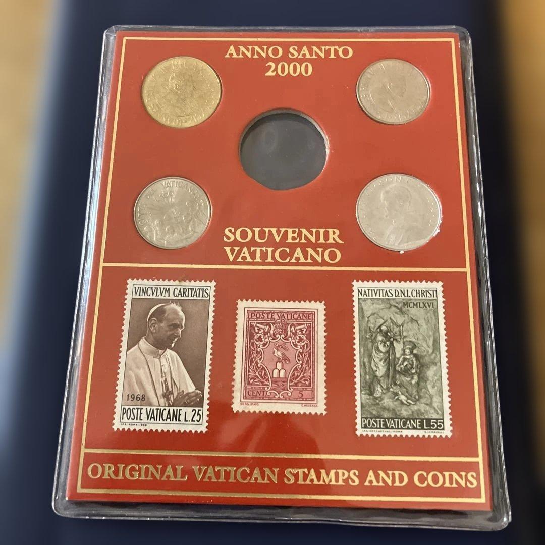 ミレニアム バチカン記念コインと切手セット 2000年 - メルカリ