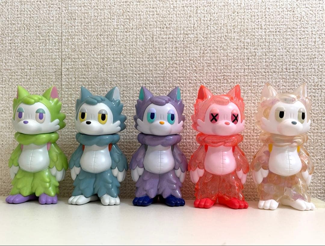 あらいきりこ　おおかみくん　ソフビ　5体セット