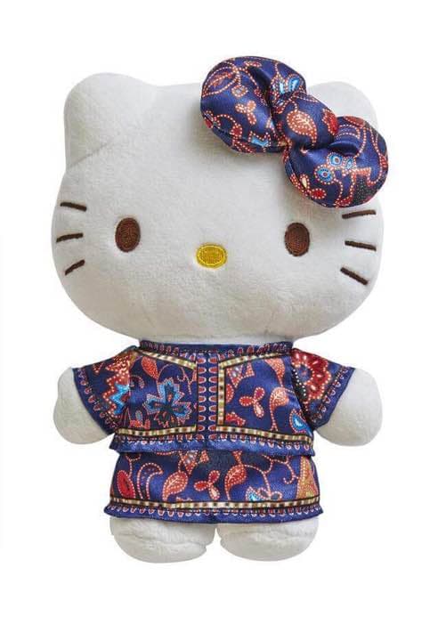 Hello Kitty シンガポール航空サロンケバヤ版 ハローキティ シンガポール航空 サロンケバヤ ビニールバッグ DFS 韓国