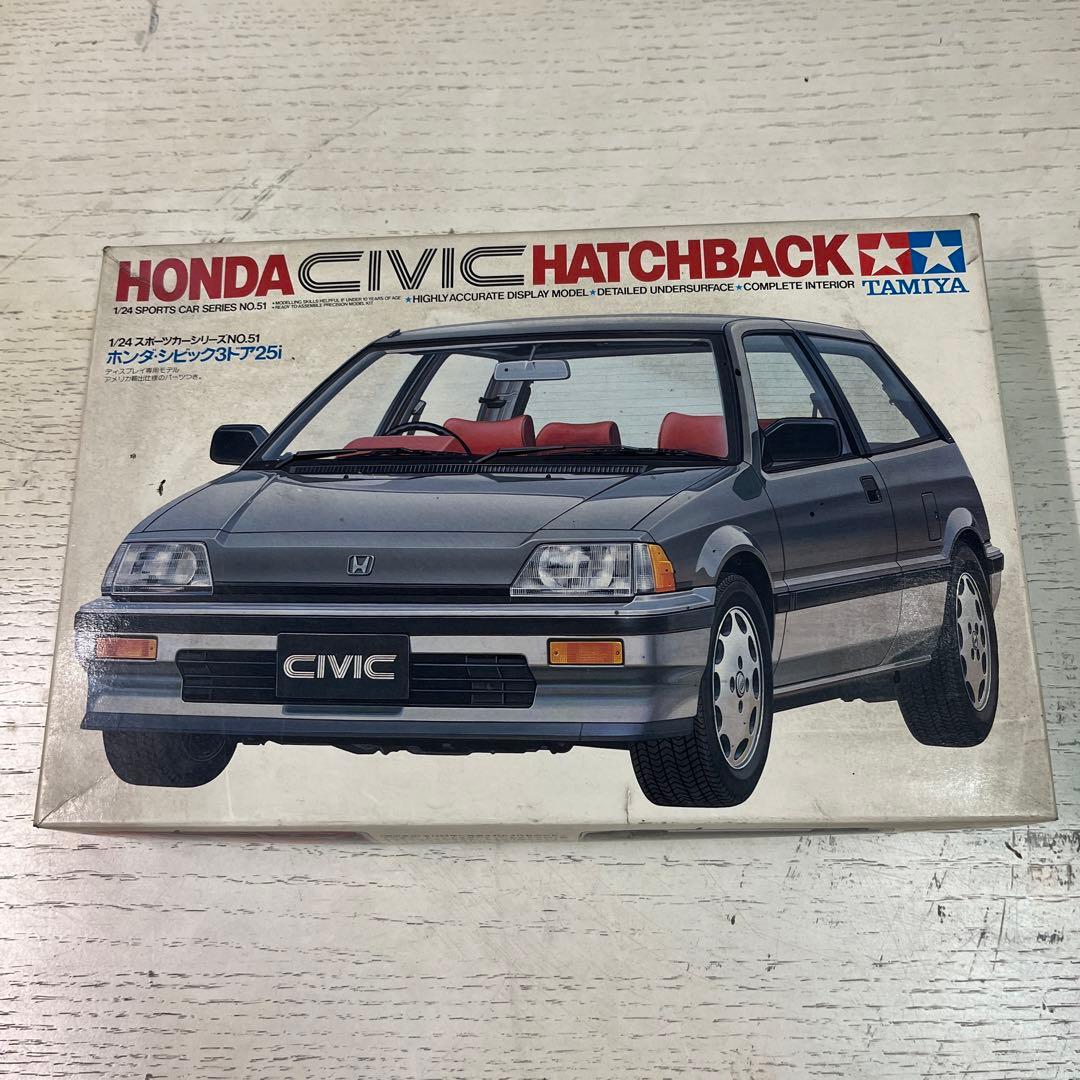 タミヤ HONDAワンダーシビックプラモデル ジャンク - メルカリ