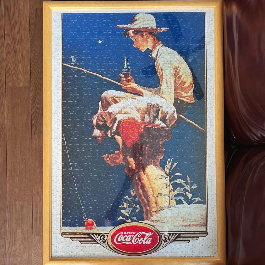 ノーマンロックウェル コカコーラ ジグソーパズル 1000P 廃盤 ポスター