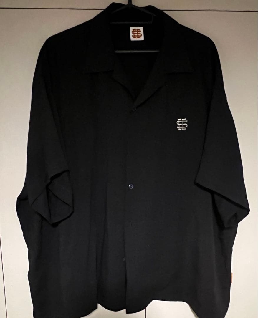 SEESEE オープンカラーシャツ　ネイビー