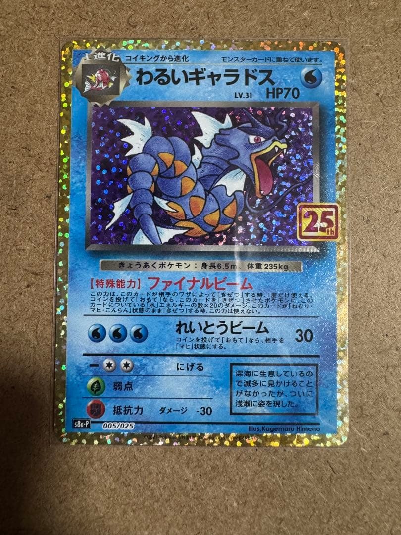 ポケモンカード　わるいギャラドス　25th プロモ　美品 ポケモンカード わるいギャラドス 25th psa10 プロモ - メルカリ