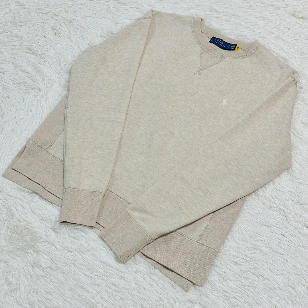 Polo Ralph Lauren ベージュ スウェット S 美品 - 極美品 現行タグ