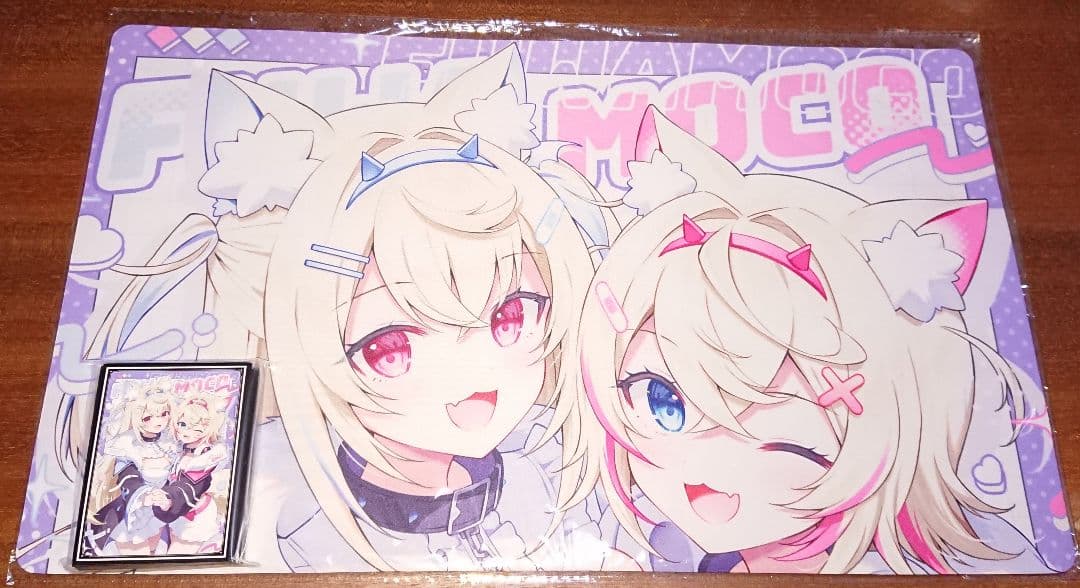 ホロライブ フワモコ スリーブ プレイマット セット 未開封】 ホロライブ VTuber 白上フブキ スリーブ プレイマット セット