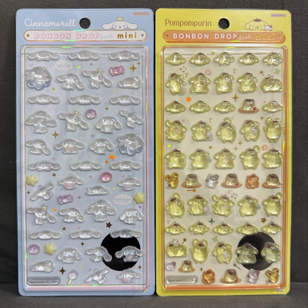 正規品 ボンボンドロップシール ミニ サンリオ 8種コンプリートセット