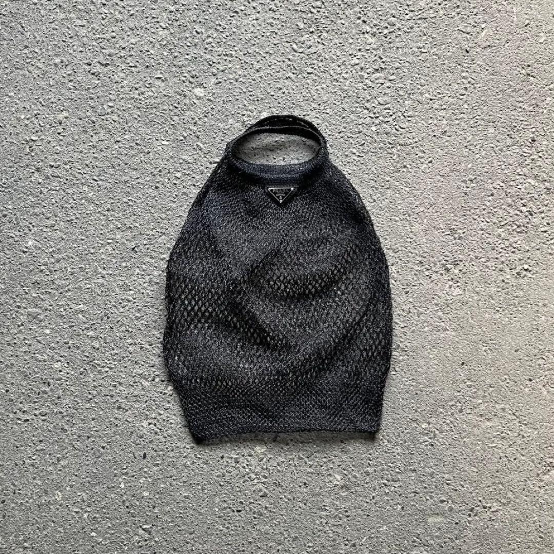 バッグ PRADA 90s vintage mesh net tote bag