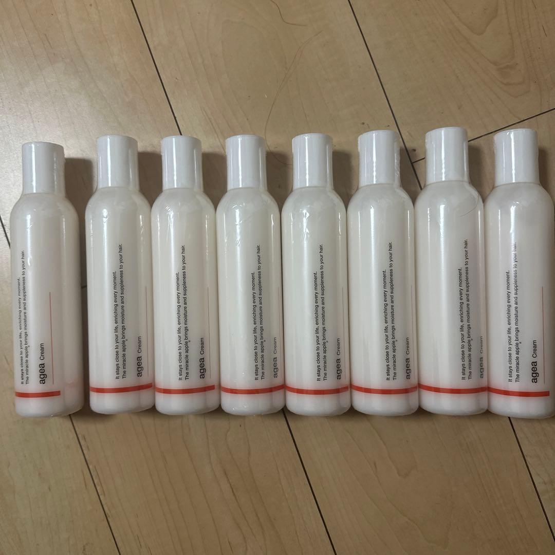 エイジアクリーム りんご幹細胞ヘアミルク アウトバストリートメント　8本セット