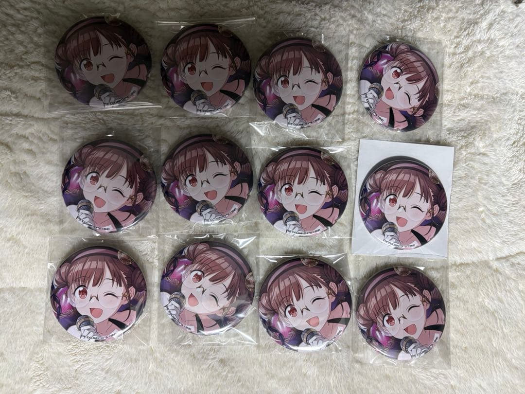 園田智代子 缶バッジ 12点 アイドルマスター シャイニーカラーズ 公式φ75mmグリッター缶バッジ