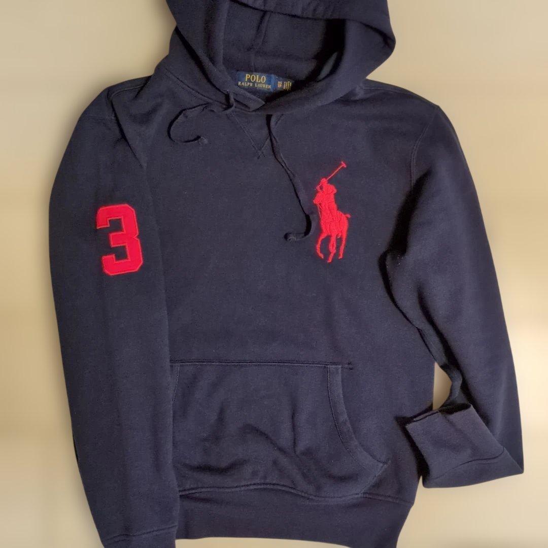 ビッグポニー Polo Ralph Lauren ネイビー パーカー - メルカリ
