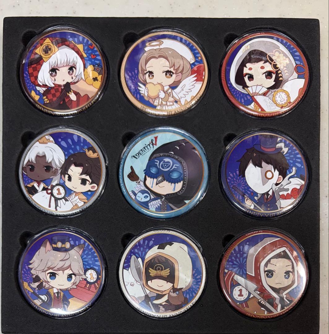 Identity V 第五人格」トレーディング缶バッジ9個スイパラコラボ