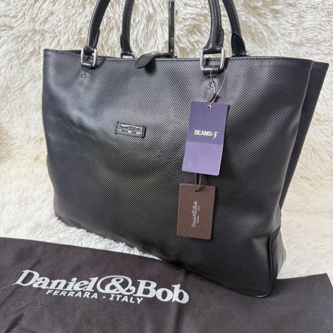 【定価68250円】BEAMS F別注 ダニエル＆ボブ レザー トートバッグ 黒
