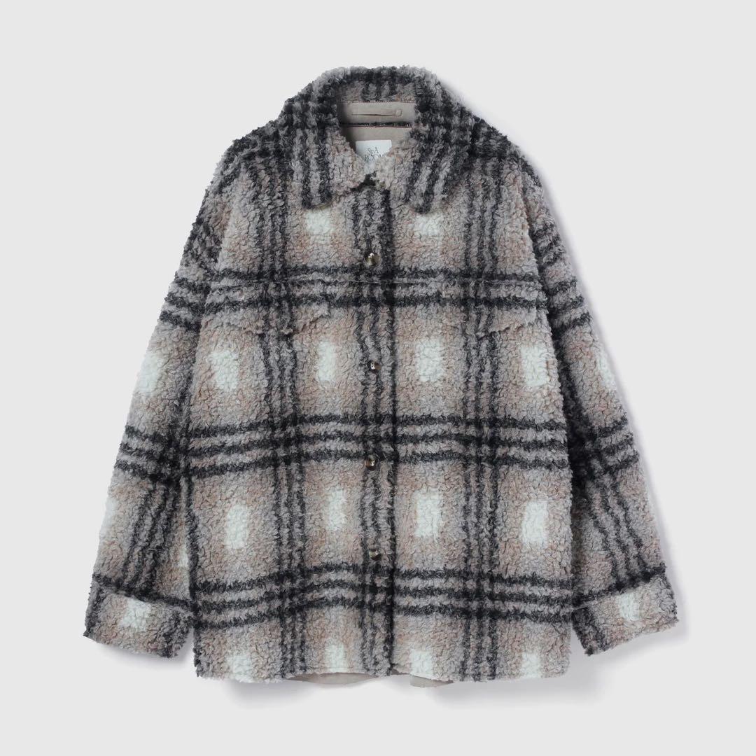 searoomlynn BOAスエードオーバーシャツジャケット　Sサイズ