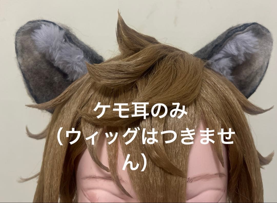 ツイステッドワンダーランド ラギーブッチ コスプレ ウィッグに付ける