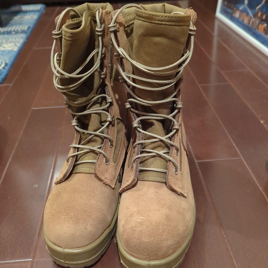 海兵隊エンブレム付きミリタリーブーツ