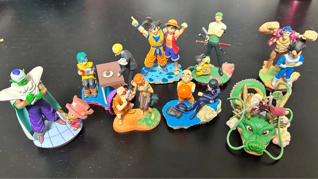 ドラカプ ドラゴンボール ワンピース コラボ フィギュア 悟空 ルフィ