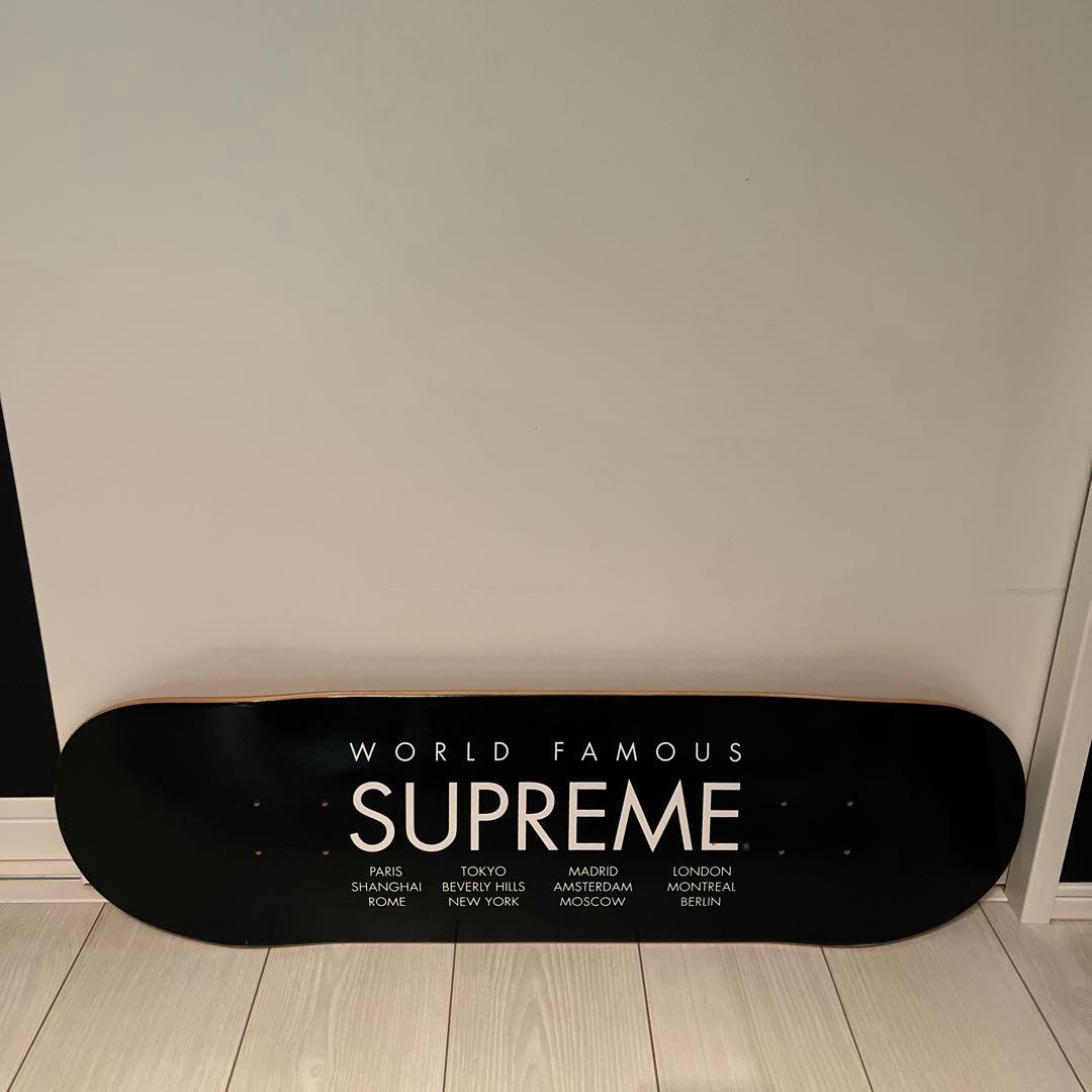 SUPREME ブラック スケートボードデッキ 楽天市場】「Sale!」SUPREME / Smurfs Skateboard BOX LOGO