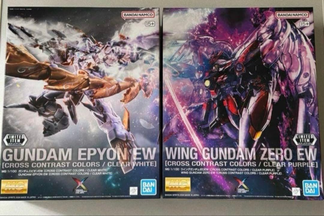 MG ガンダムウイングゼロ ガンダムエピオン クロスコントラストクリア　新品