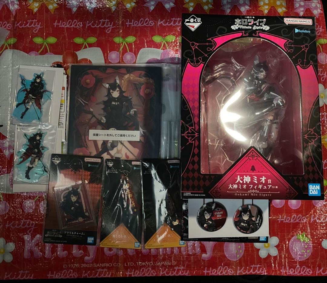 一番くじ ホロライブ ～Villain Style～ 大神ミオ セミコンプ8点