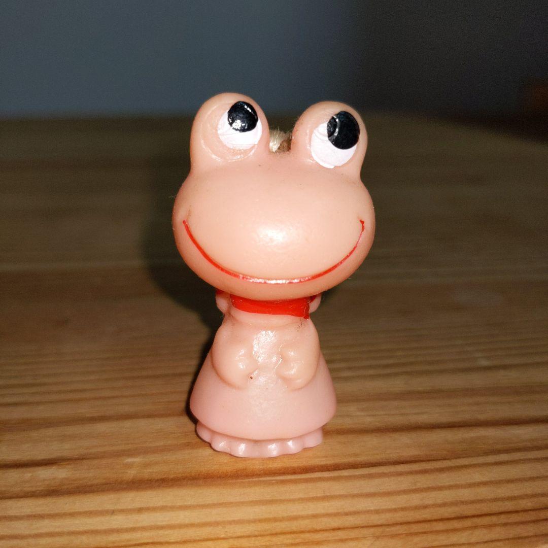 昭和レトロ 初代 ケロちゃん コロちゃん 指人形 ソフビ ケロコロ