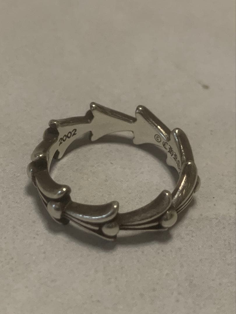 【正規品】Chrome Hearts クロステイルリング　15号 正規品】Chrome Hearts クロステイルリング 15号 クロムハーツクロス