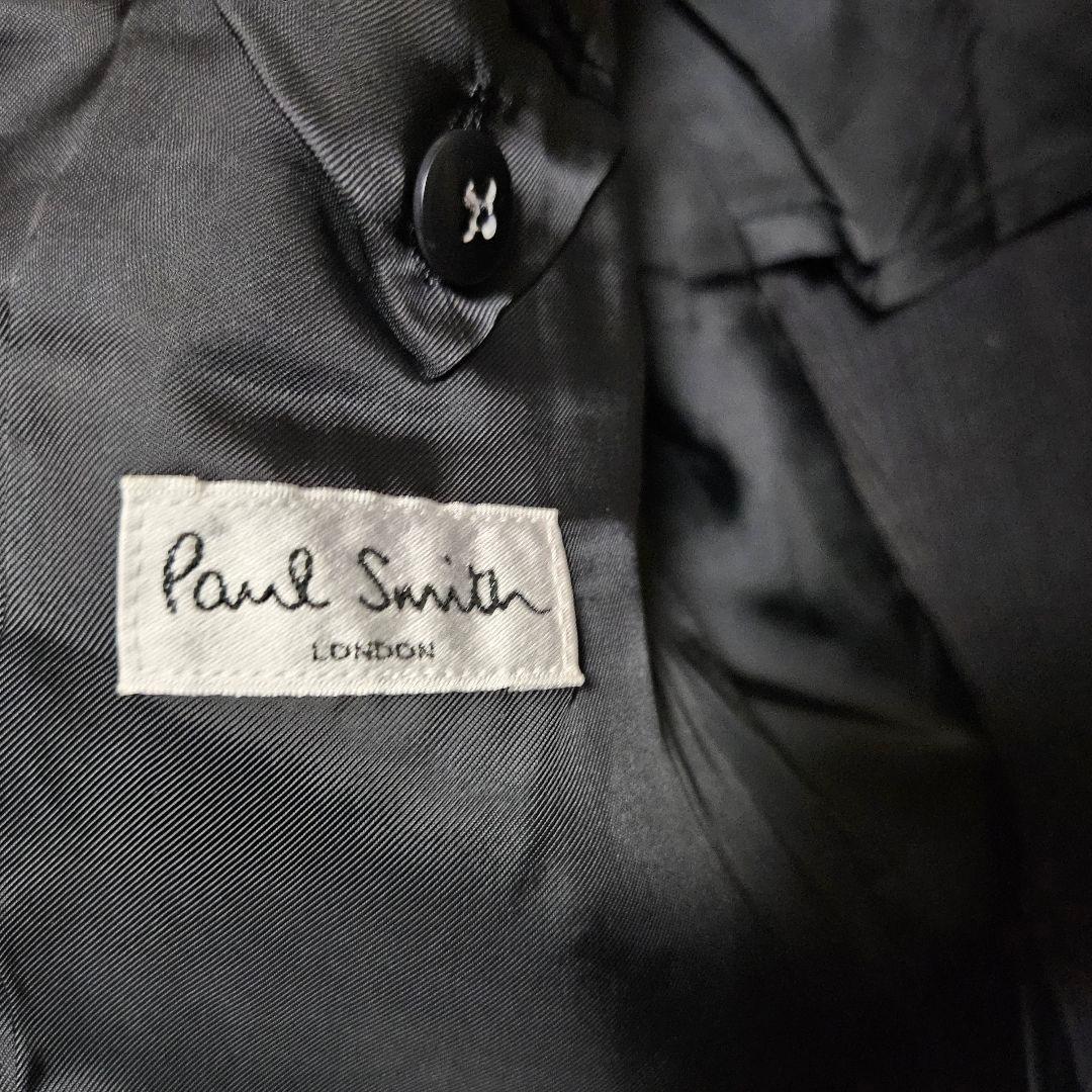 ポールスミス スーツ 上下セットアップ Lサイズ ストライプ 4ボタン