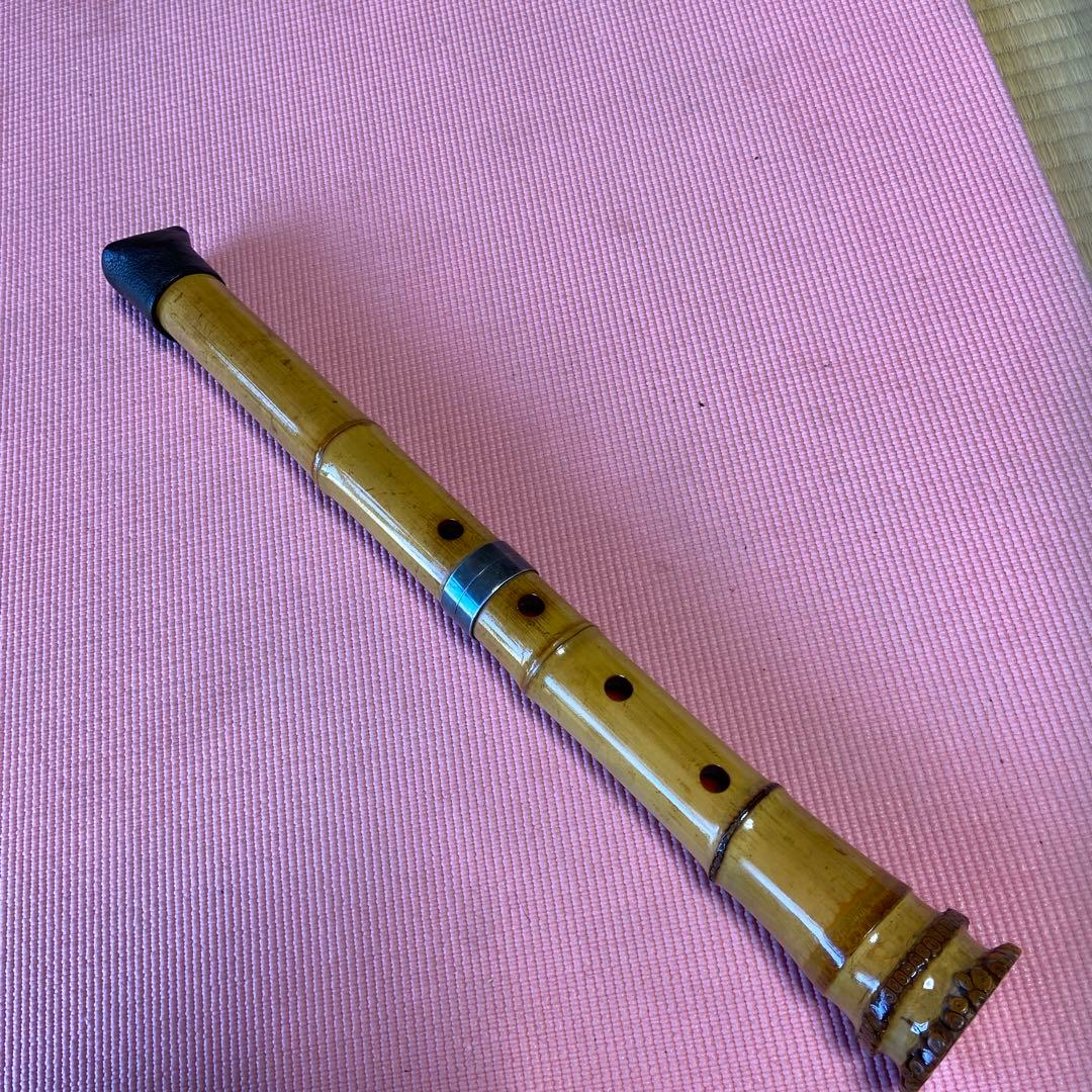106値下げ　尺八　一尺六寸管　春山銘