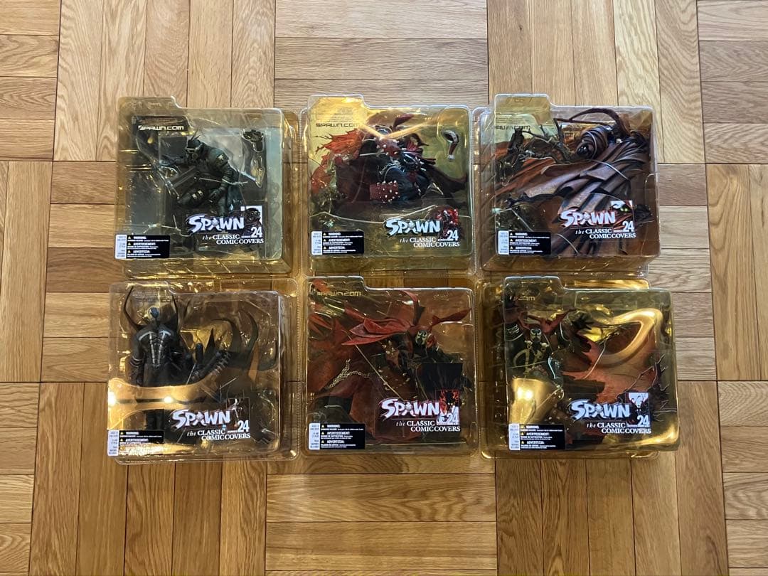 未開封 Spawn Classic Comic Covers 24 6体セット