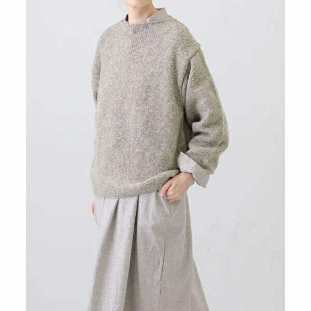 かぐれ　ペルーボートネックニット　GLAY