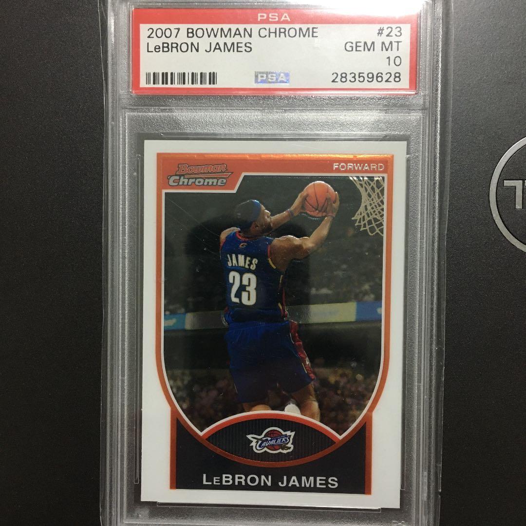 その他 2007 Bowman Chrome LeBRON JAMES PSA10