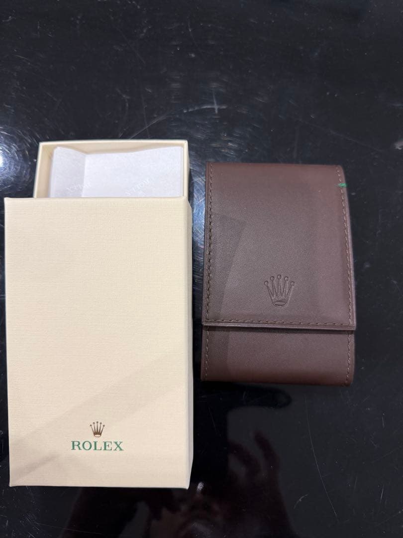 ROLEX ロレックス　ブラウン　レザー　革　ケース　正規品