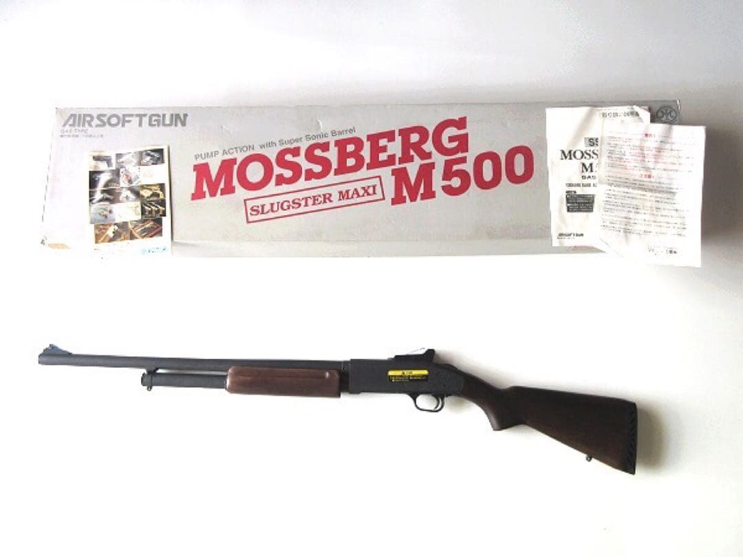 希少 限定 木製ストック マルシン モスバーグM500 ガス銃 ショットガン